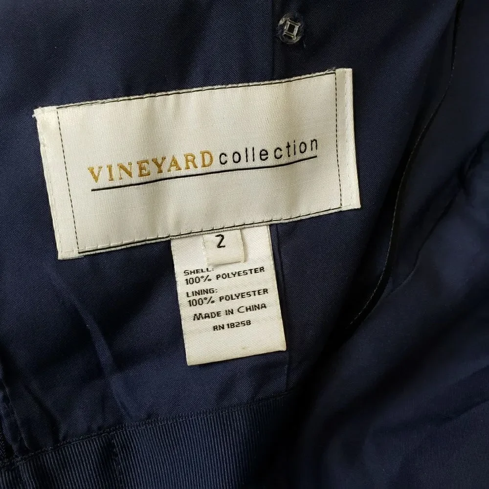 Vineyard collection navy bridesmaid dress